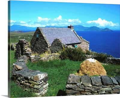 Ballinskelligs, Iveragh Peninsula, County Kerry, Ireland; Historic Stone Farmstead