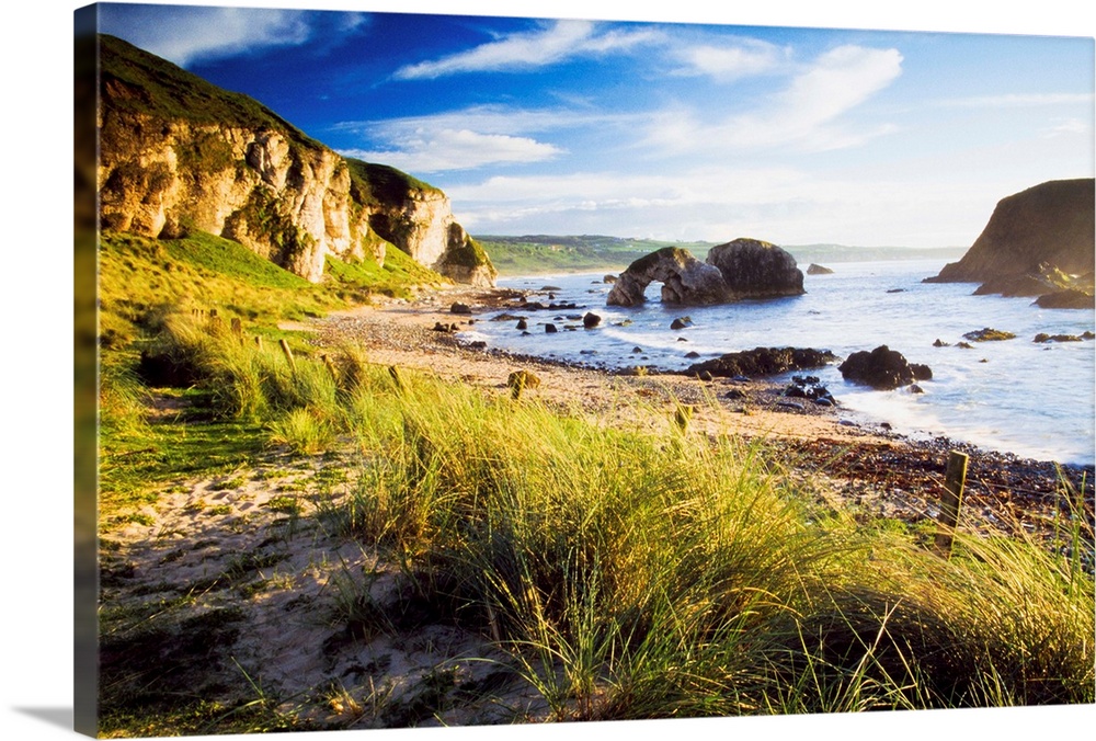 Ballintoy, County Antrim, Ireland; Beach Scenic