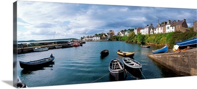 Boats Near The Shore, Roundstone, Connemara, County Galway, Ireland