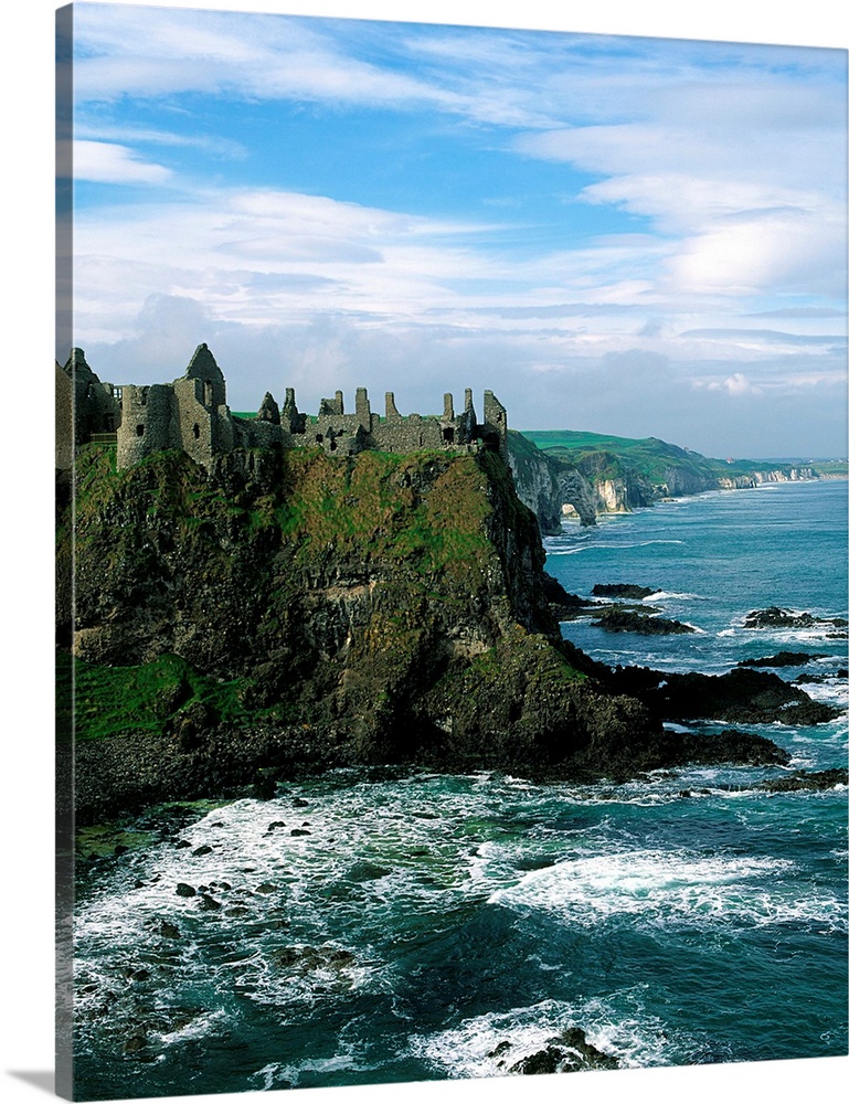 Castle At The Seaside, Dunluce Castle, County Antrim, Northern Ireland