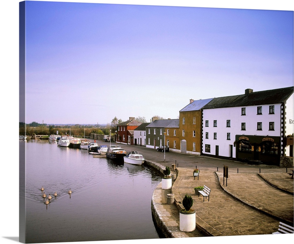 Cloondara, County Longford, Ireland, Town At The End Of The Grand Canal