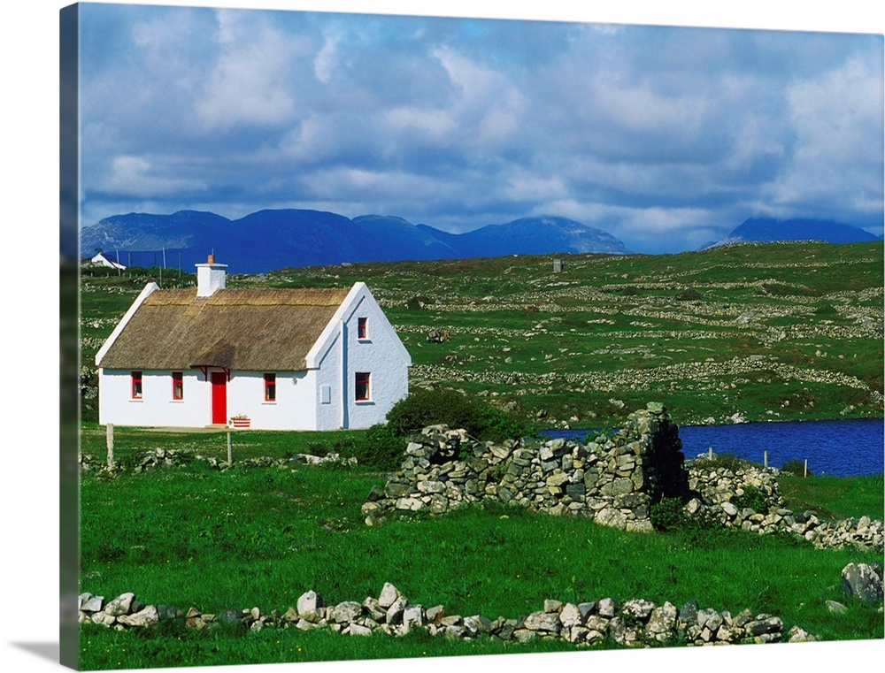 Connemara, Co Galway, Ireland, Cottages Near Clifden