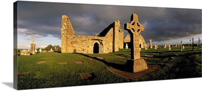 Cross Of The Scriptures at Clonmacnoise Monastery, Co Offaly, Ireland