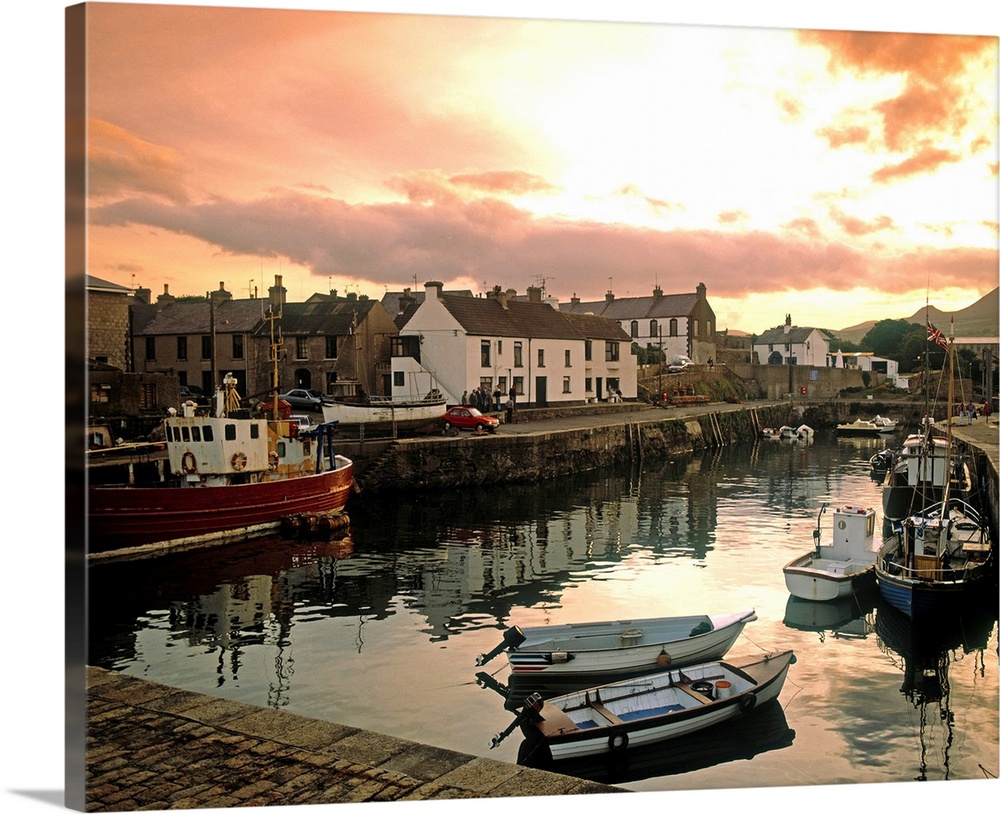 Fishing Village In Ireland