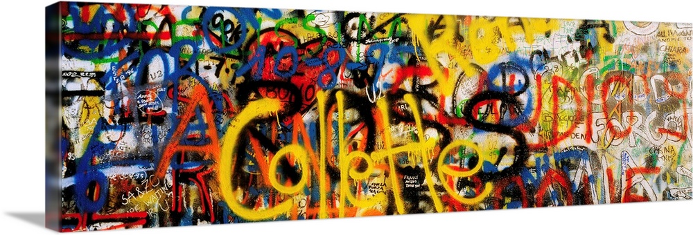 Graffiti On The U2 Wall, Windmill Lane, Dublin, County Dublin, Ireland