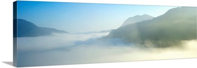 Ladies View, Killarney, County Kerry, Ireland, Mist Over An Irish Landscape