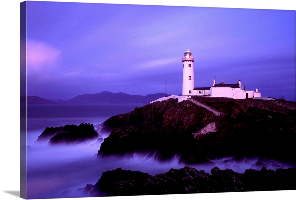 Lighthouse on a Cliff, Newcastle, County Down, Ireland
