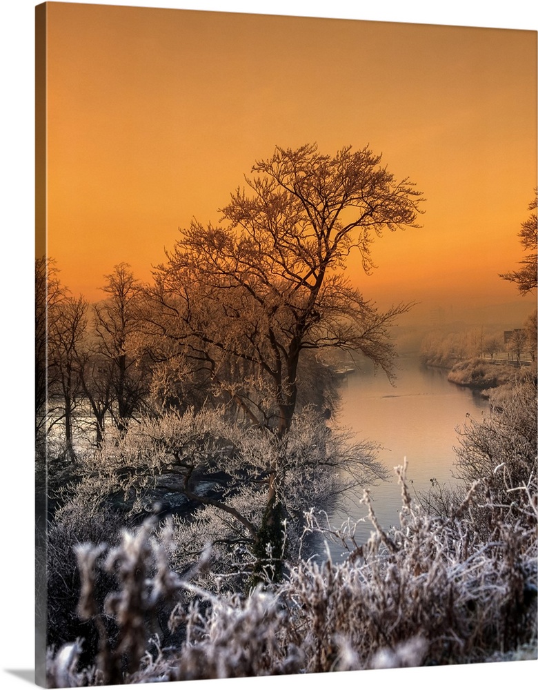 River Lagan, Lagan Meadows, County Antrim, Belfast, Ireland