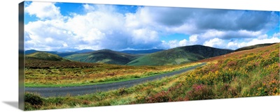 Road Through A Mountain Range, County Wicklow, Republic Of Ireland