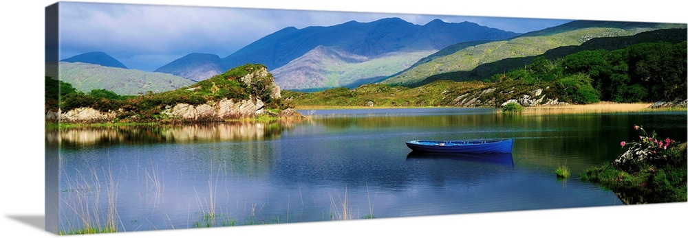 Upper Lake, Killarney, Co Kerry, Ireland, Boats On A Lake