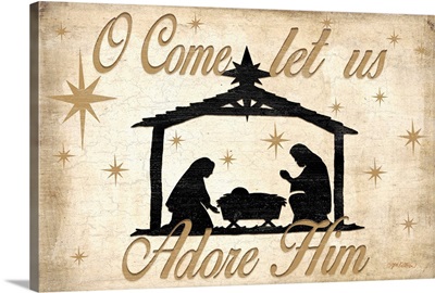 Adore Him Nativity Landscape