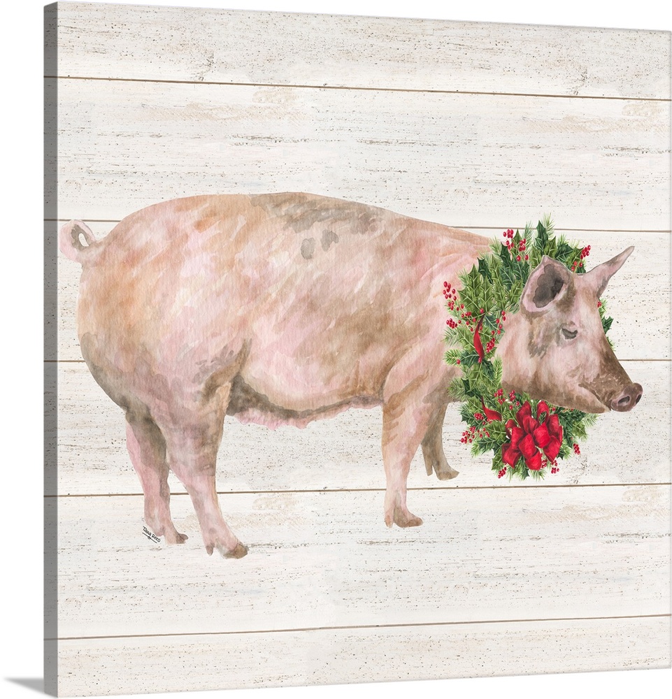 Christmas on the Farm IV Pig