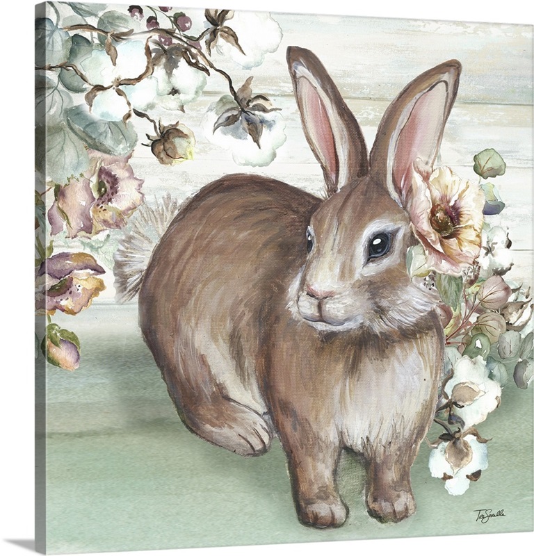 Farmhouse Bunny IV | Great Big Canvas