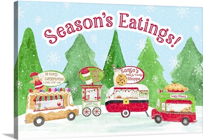 Food Cart Christmas - Seasons Eatings