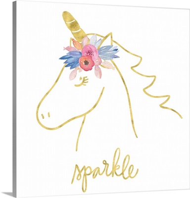 Golden Unicorn III Sparkle