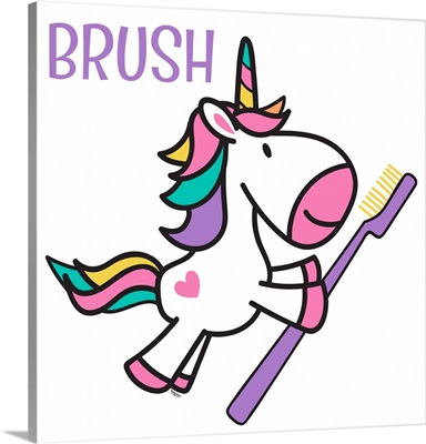 Happy Unicorn Brush