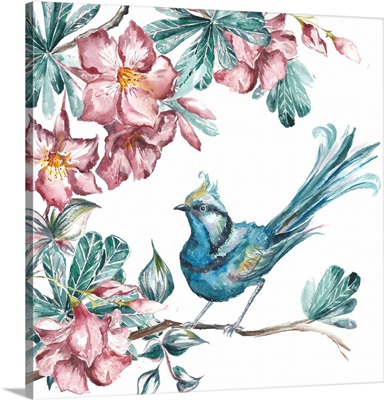 Island Living Bird and Floral I
