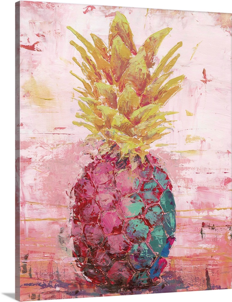 Painted Pineapple I