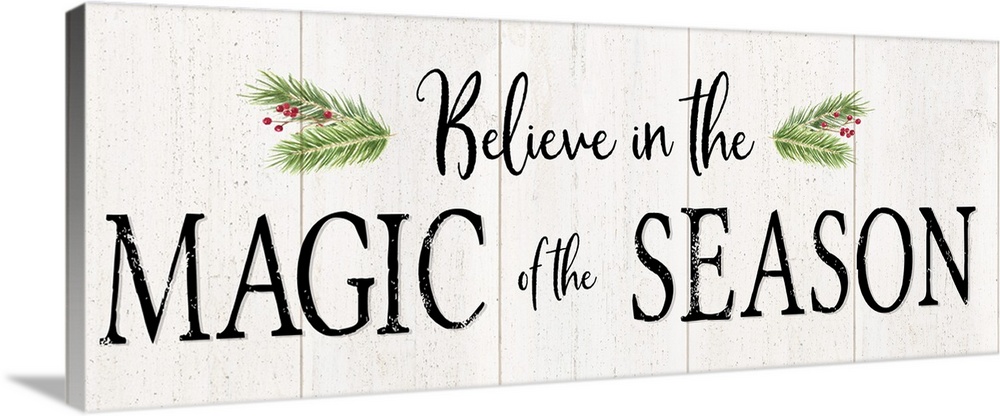 Peaceful Christmas - Magic of the Season horiz black text