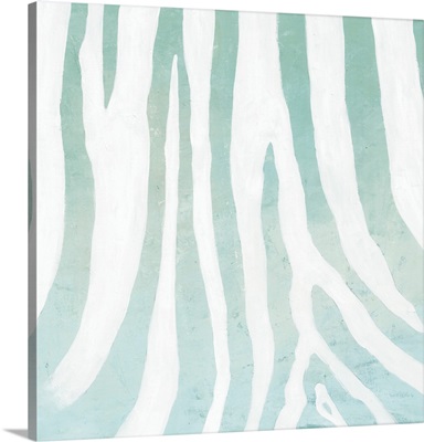 Soft Animal Prints Blue Zebra