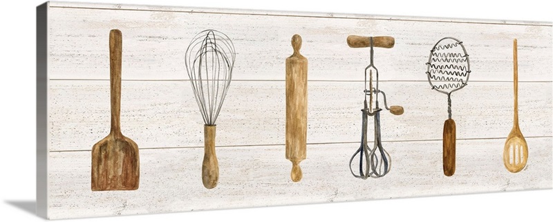Vintage Kitchen Utensils Panel