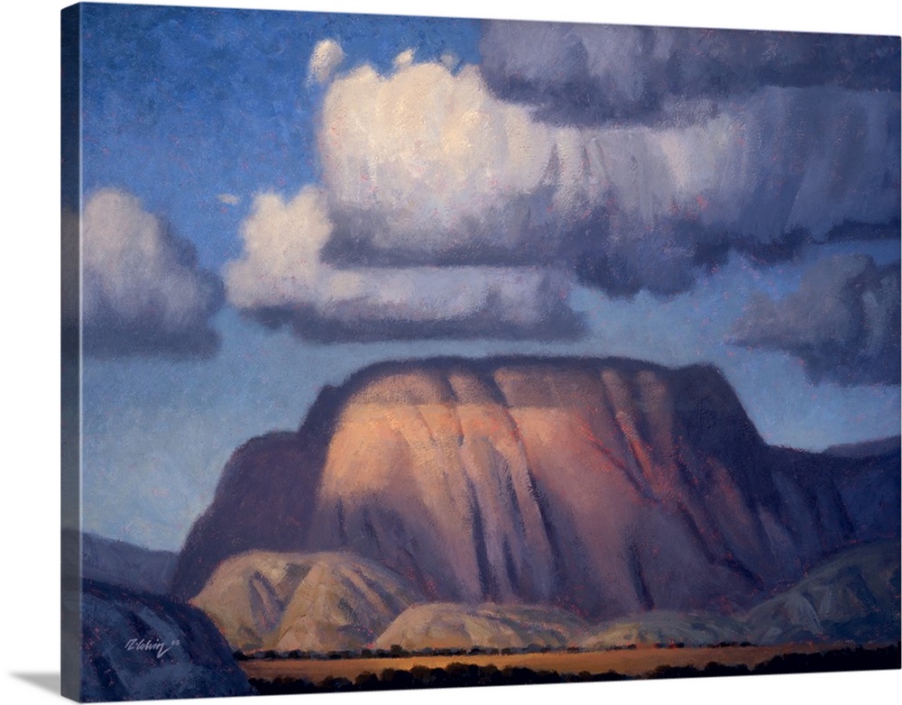 Landscape painting of Carmichael Butte