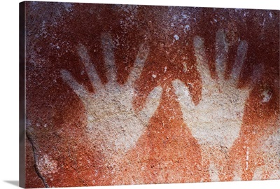 Aboriginal Rock Art at the Art Gallery, Carnarvon Gorge, Queensland, Australia