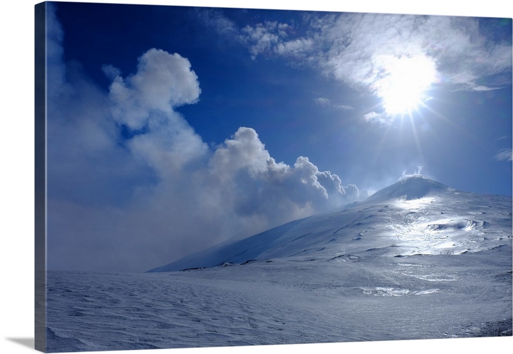 Active summit craters, Mount Etna, Catania, Sicily, Italy