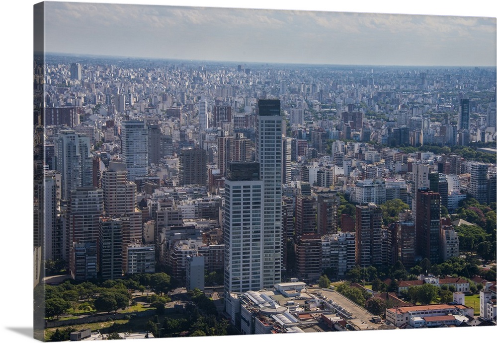 Aerial of Buenos Aires, Argentina, South America