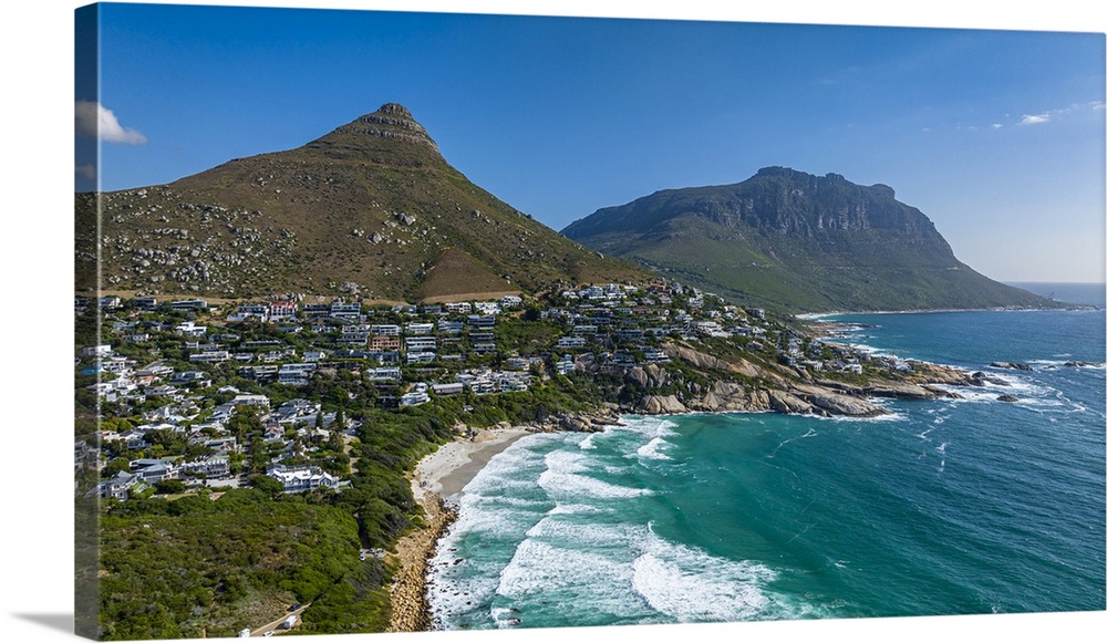 Aerial of Llandudno, Cape Town, Cape Peninsula, South Africa, Africa