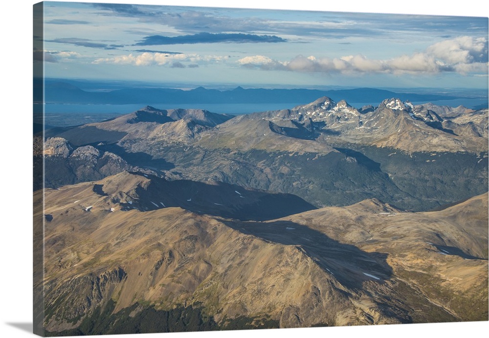 Aerial of Tierra del Fuego, Argentina, South America