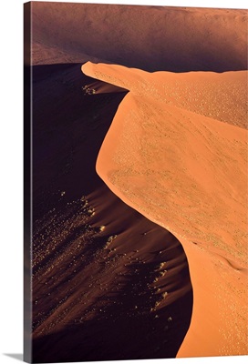 Aerial photo of Sossusvlei, Namib Desert, Namib Naukluft Park, Namibia, Africa