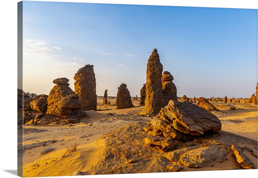 Algharameel rock formations, Al Ula, Kingdom of Saudi Arabia, Middle East