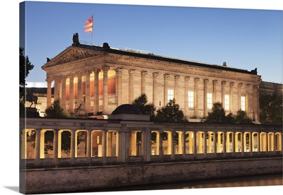 Alte Nationalgalerie, Colonnades, Museum Island, Mitte, Berlin, Germany
