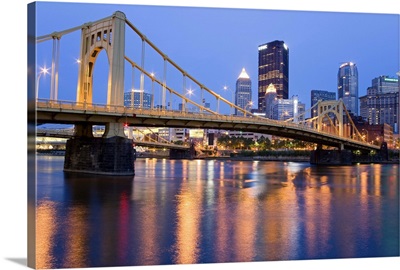 Andy Warhol Bridge over the Allegheny River, Pittsburgh, Pennsylvania
