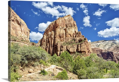 Angel's Landing, A 1500 Ft High Rock Formation, Zion National Park, Utah image thumbnail