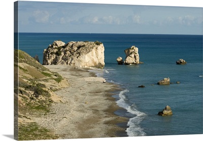Aphrodite's Rock, Paphos, South Cyprus, Cyprus, Mediterranean