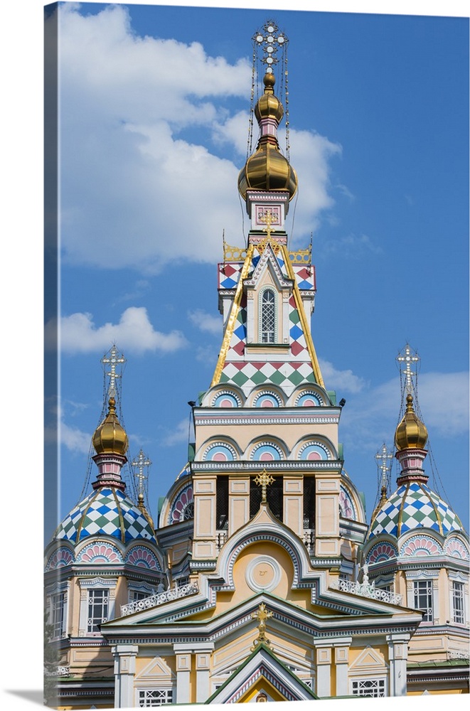 Ascension Cathedral (Zenkov Cathedral), Almaty, Kazakhstan, Central Asia, Asia