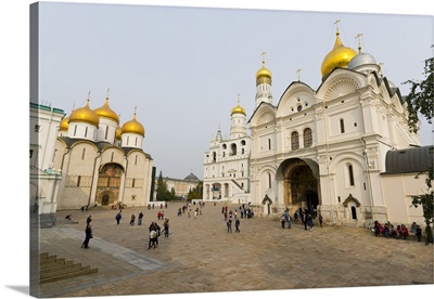 Assumption Cathedral, Ivan the Great Bell Tower, and Archangel Cathedral