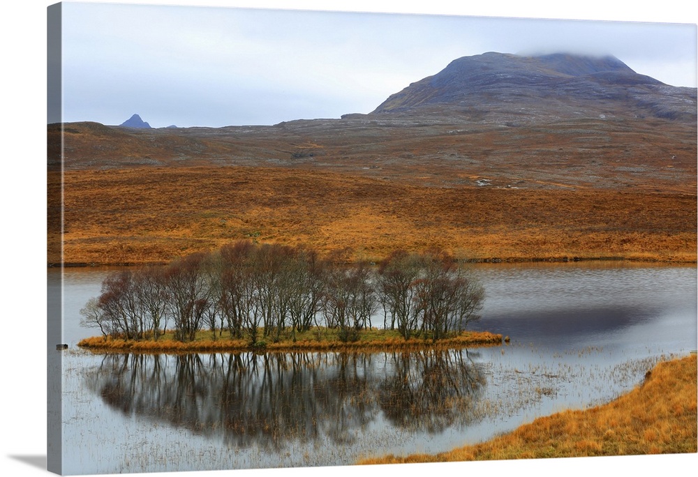 Assynt landscape, Highland, Scotland, United Kingdom, Europe