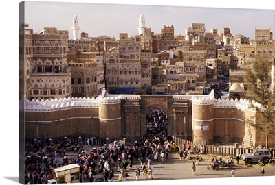 Bab al Yemen, Old Town, Sana'a, Republic of Yemen, Middle East
