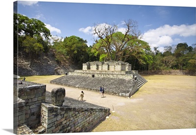 Ball Court, dating from AD 731, Central Plaza, Copan, Honduras