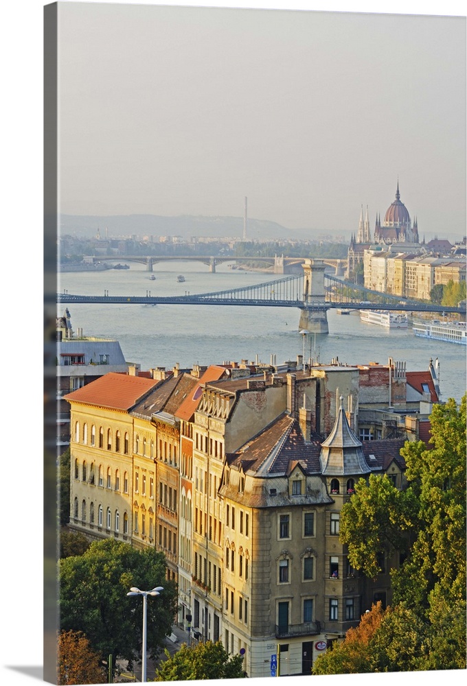 Banks of the Danube, UNESCO World Heritage Site, Budapest, Hungary, Europe.