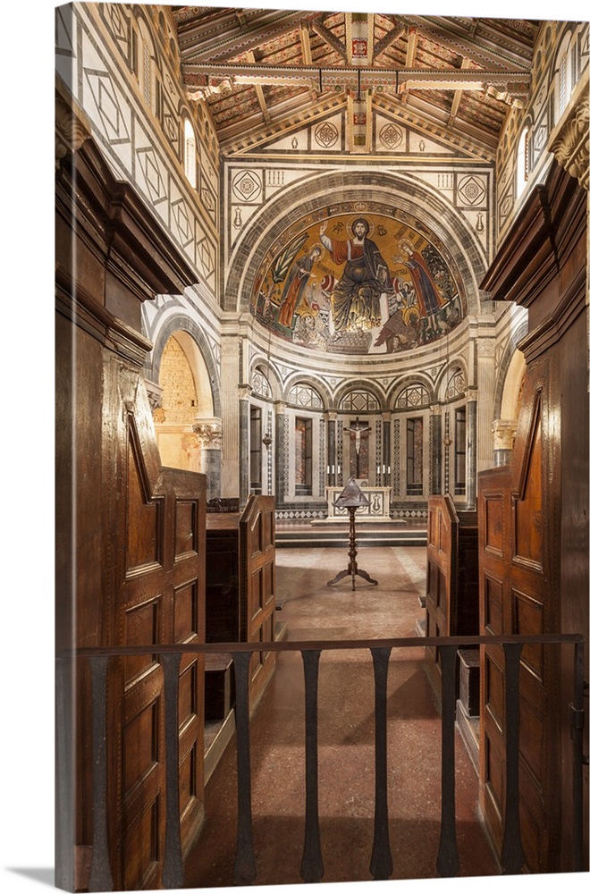 Basilica di San Miniato al Monte, Florence, Tuscany, Italy, Europe