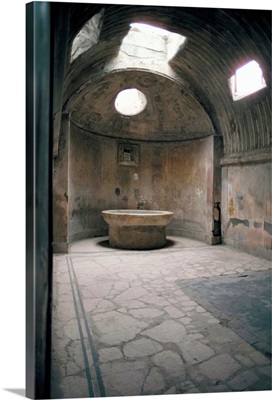 Baths, Pompeii, Campania, Italy, Europe