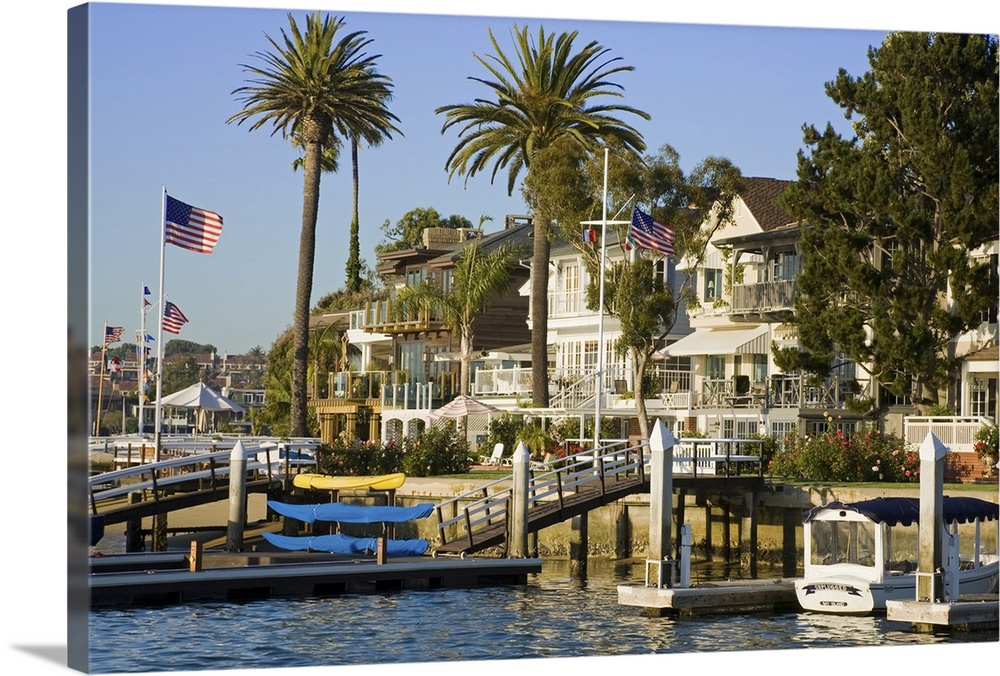 Bay Island in Balboa, Newport Beach, Orange County, California, United States of America