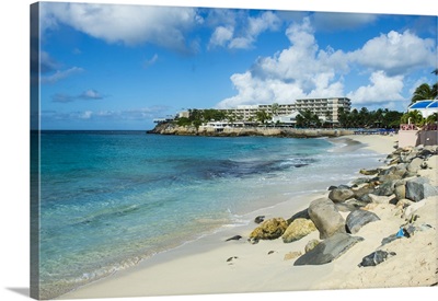 Beach at Maho Bay, Sint Maarten, West Indies, Caribbean