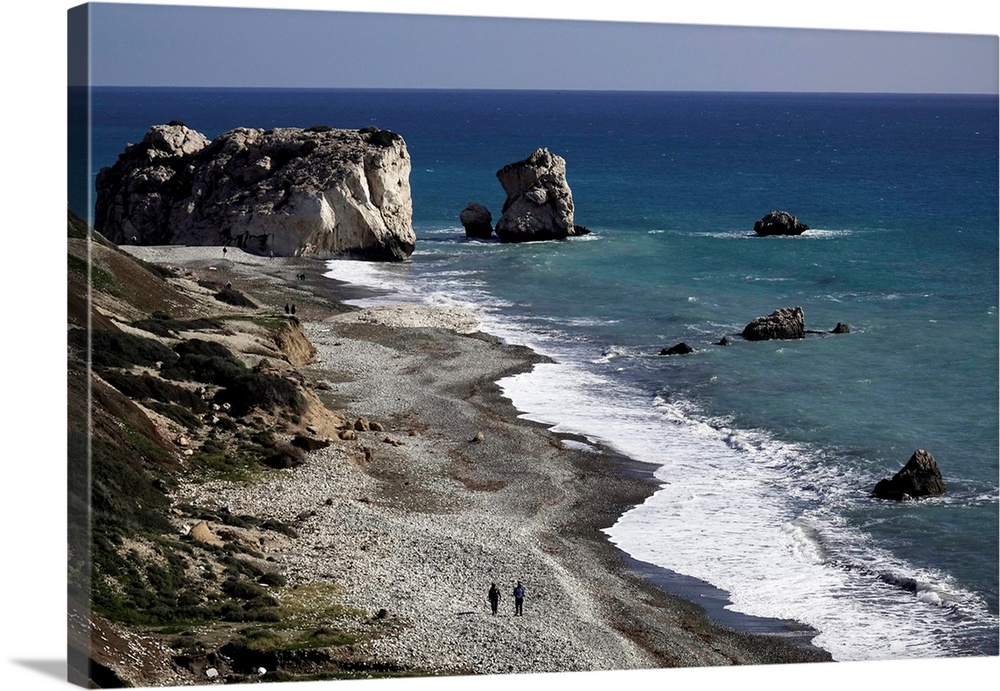 Beach in south west Cyprus, Greek Cyprus, Cyprus, Mediterranean, Europe