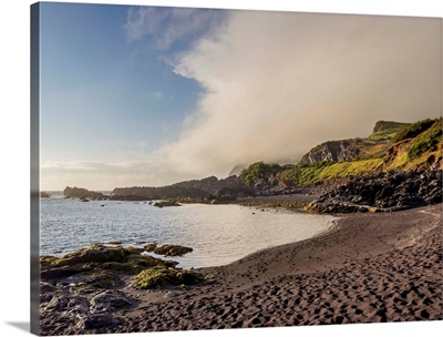 Beach near Vila do Corvo, Corvo, Azores, Portugal, Atlantic