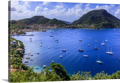 Beautiful Les Saintes Bay From Fort Napoleon, Terre De Haut, West Indies, Caribbean
